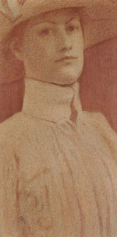 Fernand Khnopff Study for Memories oil painting image